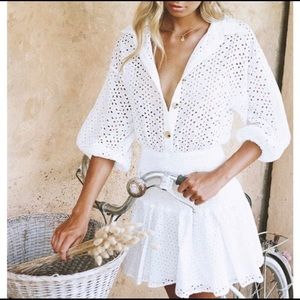 Sabo skirt eyelet Florence dress